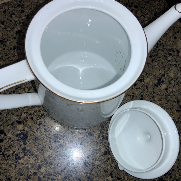 Noritake Duetto Teapot & Lid 5 Cups Capacity Made In Japan 6610 - Picture 4 of 5